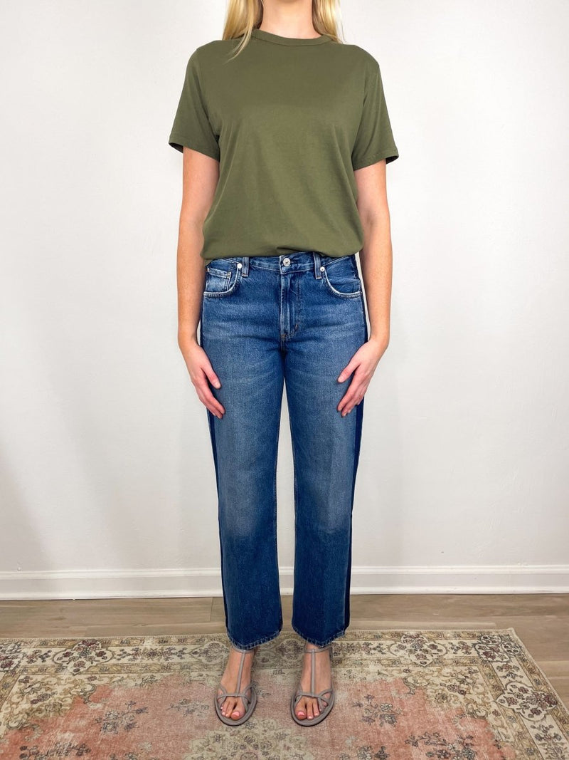 The Iconically Soft Perfect Tee in Olive - The Shoe Hive
