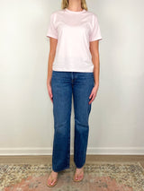 The Iconically Soft Perfect Tee in Peony - The Shoe Hive