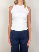 The Not So Basic Tank in White - The Shoe Hive