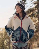 The Plush Horizon Full Zip in Snowcap View Landscape - The Shoe Hive