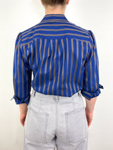 The Puff Shirt Egyptian Cotton in Bowood Stripe - The Shoe Hive