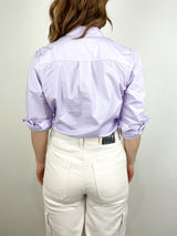The Puff Shirt Paper Cotton Solids in Light Lavender - The Shoe Hive