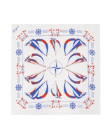 The Sailboat Bandana in White - The Shoe Hive