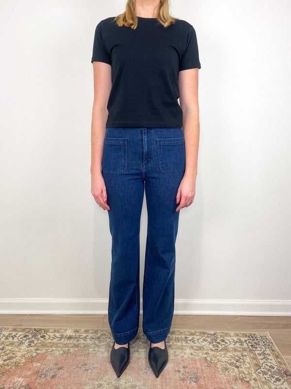 The Shrunken Perfect Tee in Black - The Shoe Hive