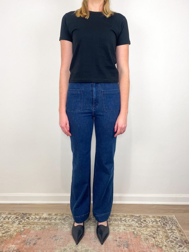 The Shrunken Perfect Tee in Black - The Shoe Hive