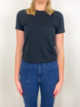 The Shrunken Perfect Tee in Black - The Shoe Hive