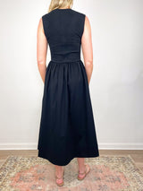 The V-Neck RSVP in Black - The Shoe Hive