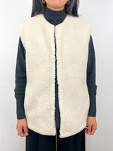 Thea Vest in Cream - The Shoe Hive