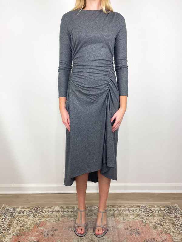 Theodora Dress in Medium Heather Grey - The Shoe Hive