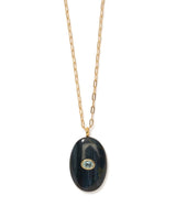 Tigre Pendant Necklace in Black - The Shoe Hive