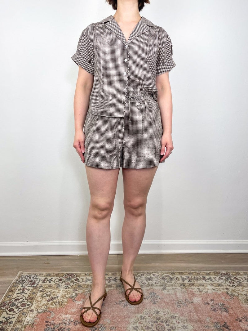 Tijana Short in Light Chickory/White - The Shoe Hive