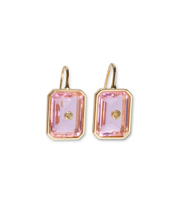 Title Earrings in Pale Pink - The Shoe Hive