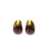 Toro Earrings in Aubergine - The Shoe Hive