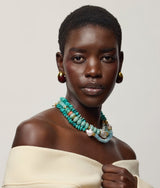 Toro Earrings in Aubergine - The Shoe Hive