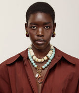 Toro Earrings in Aubergine - The Shoe Hive