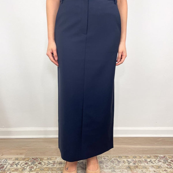 ◆TOOMUCHTAX◆ JERSEY SKIRT PANTS NAVY TOOMUCHTAX Jersey Skirt Pants - Navy | International Store