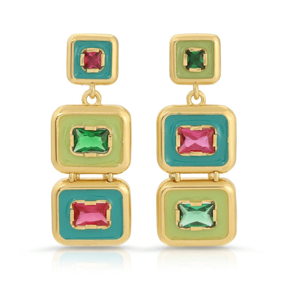 Tropix Snapback Earrings - The Shoe Hive