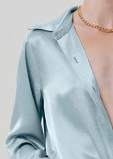 Tullah Japanese Hammered Satin Shirt - The Shoe Hive