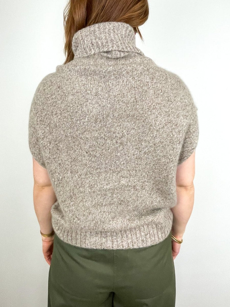 Turtleneck Sweater 1/8 in Fresh Pepper - The Shoe Hive