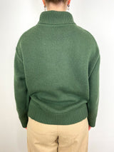 Turtleneck Sweater in Hunter - The Shoe Hive