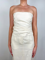 Tyla Top in Cream - The Shoe Hive