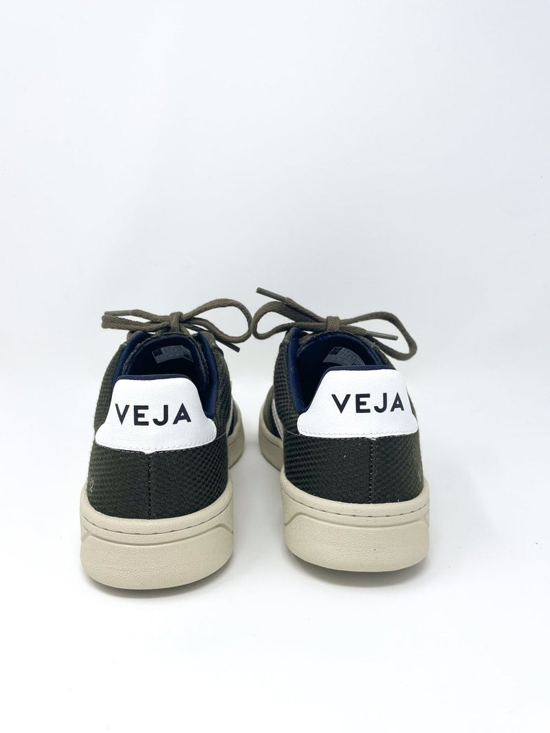 V - 12 B - Mesh Olive White - The Shoe Hive