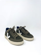 V - 12 B - Mesh Olive White - The Shoe Hive