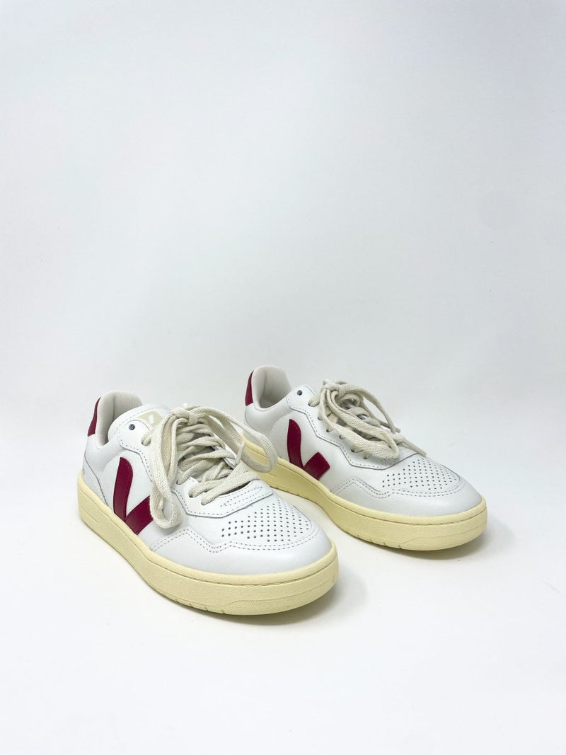 V - 90 O.T. Leather Extra White Marsala - The Shoe Hive