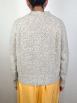 V - Cardigan in Carrara Melange - The Shoe Hive