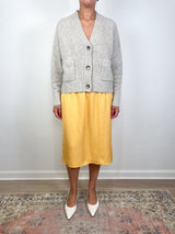 V - Cardigan in Carrara Melange - The Shoe Hive