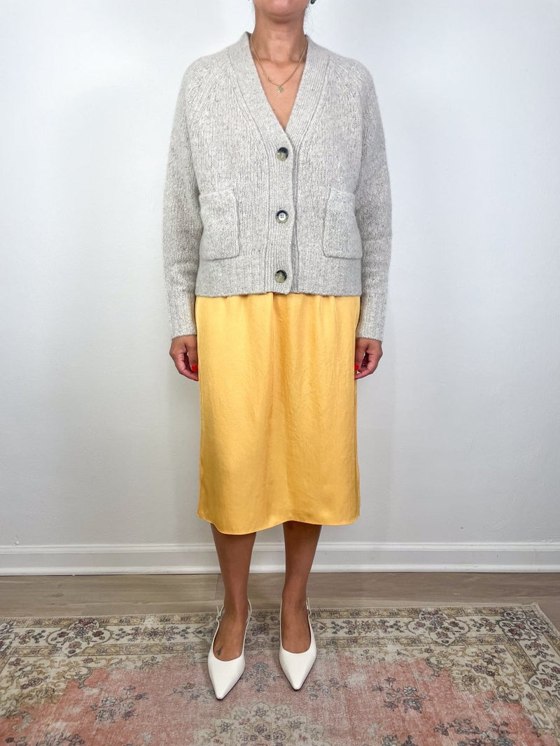 V - Cardigan in Carrara Melange - The Shoe Hive