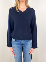 V Sweater in Deep Night - The Shoe Hive