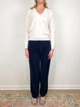 V - Sweater in Fleur de Sel - The Shoe Hive