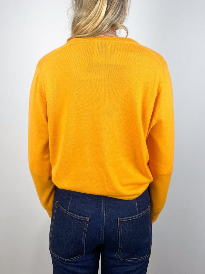 V - Sweater in Sunny Citrus - The Shoe Hive