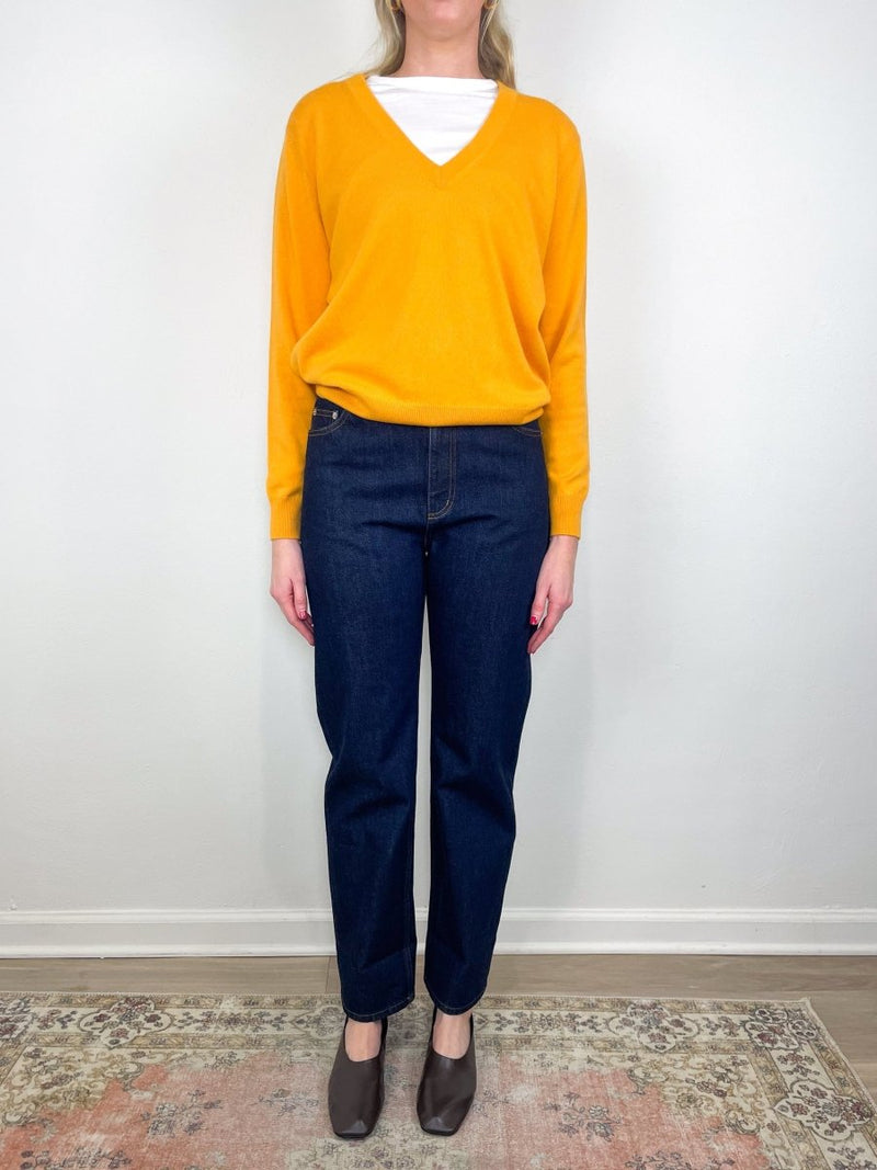 V - Sweater in Sunny Citrus - The Shoe Hive