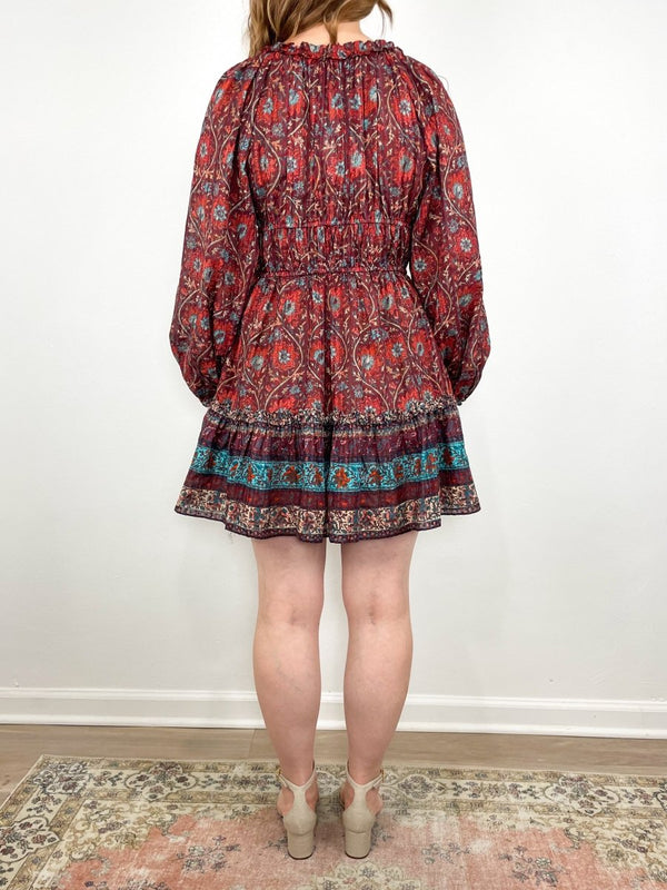 Val Dress in Pomegranate - The Shoe Hive