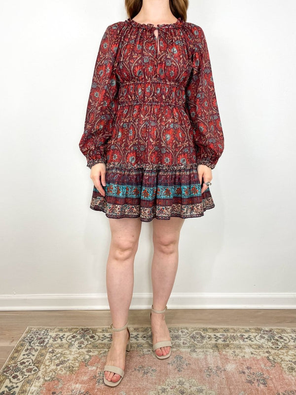 Val Dress in Pomegranate - The Shoe Hive