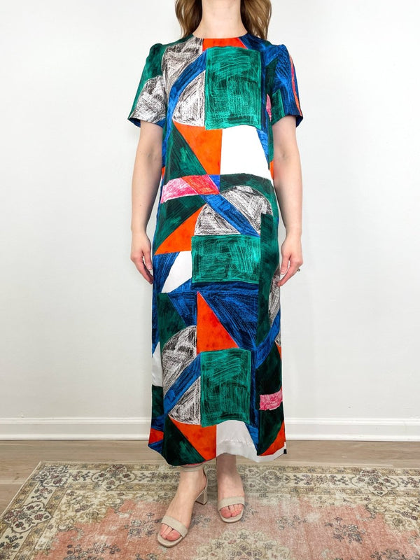 Valerie Dress in Mosaic - The Shoe Hive