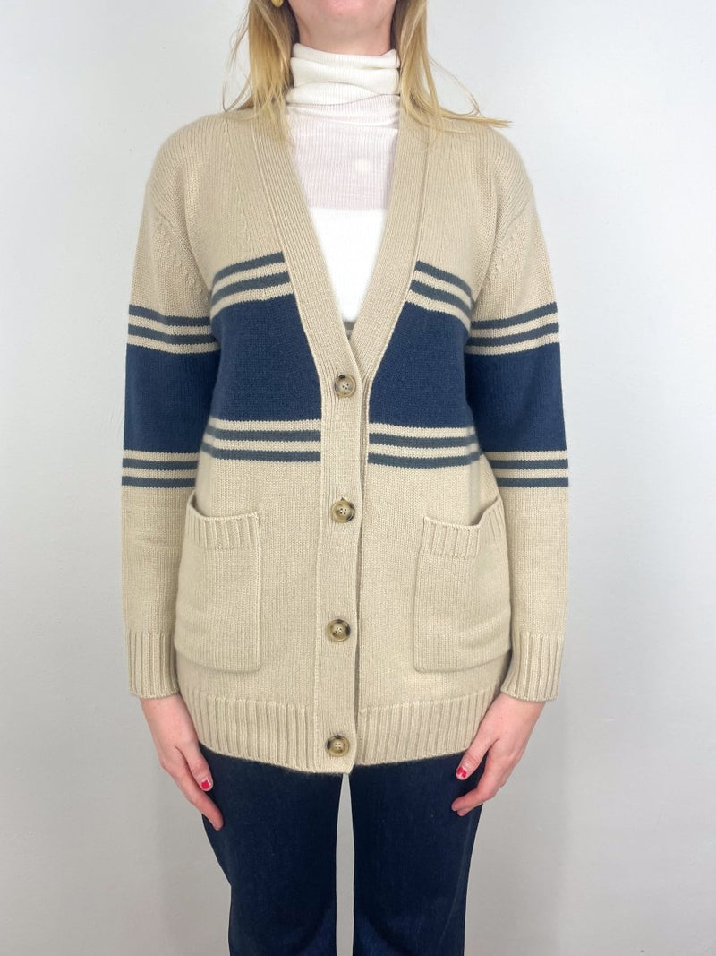 Varsity Phoebe Sweater in Twine - The Shoe Hive