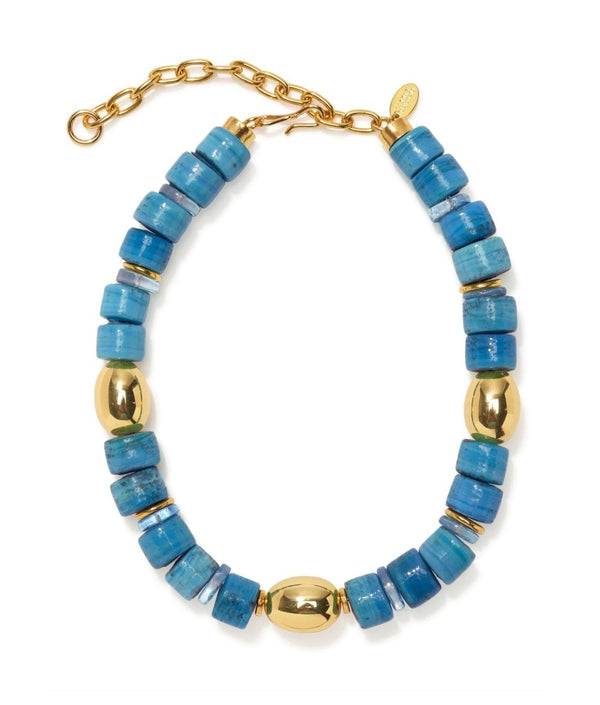 Varuna Collar in Blue - The Shoe Hive