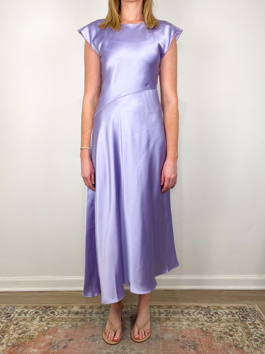 lavender and silver bridesmaid dresses Floral Embellished Maxi Dress main image 1