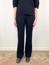 Viscose Plisse Corbit Pant in Black - The Shoe Hive
