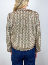 Viviana Embroidery Jacket in Gold - The Shoe Hive