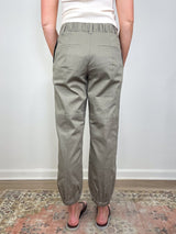 Volos Cinched Moto Pant in Cobblestone - The Shoe Hive