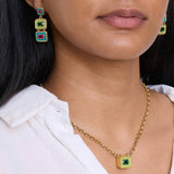 Wasabi Love Note Locket Necklace - The Shoe Hive