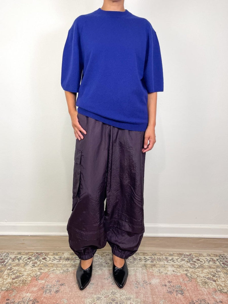 Washable Cashmere Oversized Easy T in Ink Blue - The Shoe Hive