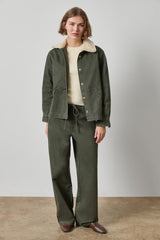Washed Twill Pant in Juniper - The Shoe Hive