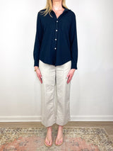 Waverly Button Up Shirt in British Royal Navy - The Shoe Hive