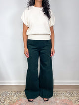 Wedge Sweater in Ivory - The Shoe Hive