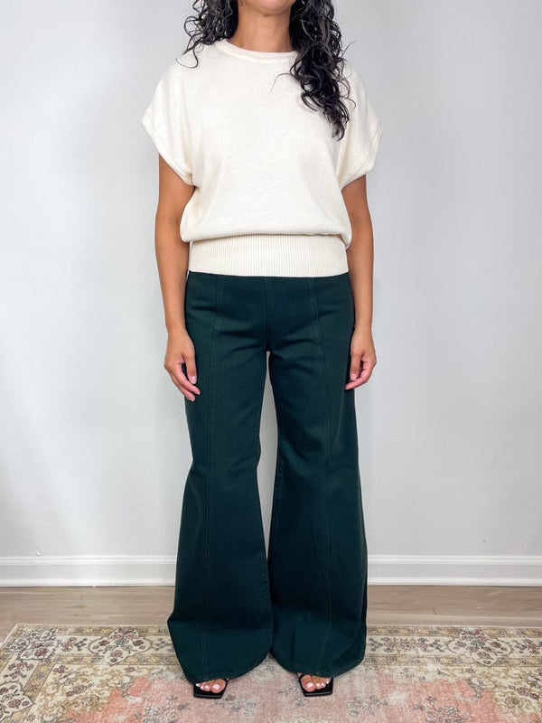 Wedge Sweater in Ivory - The Shoe Hive